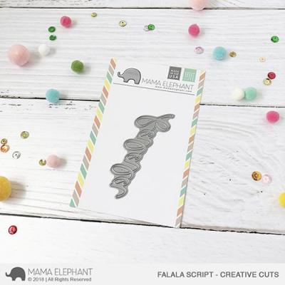 Mama Elephant Creative Cuts - Falala Script